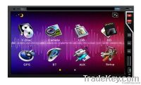 Android 4.0 2 Din Car dvd Player with GPS Car electronics WIFI 3G 6.95