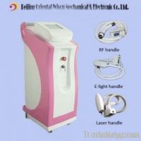 E light(ipl&rf)+ RF +Nd yag Laser multifunction beauty machine