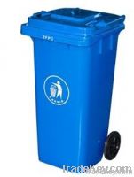 2 wheel rubbish bin with close top lid