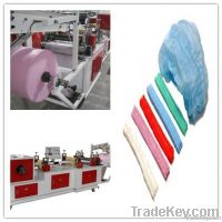 medical disposable bouffant cap/hair cover making machine