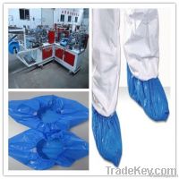 disposable plastic shoe cover making machine