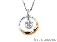 18K Rose And White Gold Wing