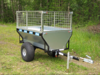 Galvanized TB500 Quad atv tow behind trailer with CE 