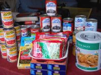 FROZEN FOOD, CANNED TOMATO PASTE, SARDINE