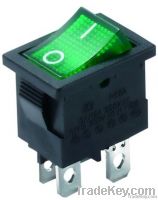 Double Pole Single Throw Illuminated Rocker