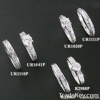 925 Sterling Silver Ring with Rhodium Plating