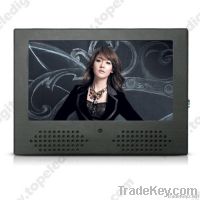 7 inch supermarket shelf lcd advertising display with motion sensor