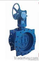 "Eccentric Butterfly Valve With Gear Box  "