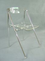 acrylic folding chair