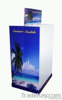 sandals cardboard display