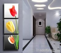 flower canvas prints 3panels