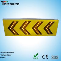 Aluminum Board Solar LED Safety Signs