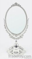Metal cosmetic mirror