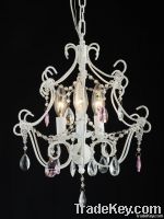 2012   White Nursery Chandeliers MD832/3S