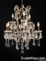 2012 Large Bracket Crystal Chandelier MD816-8 GD