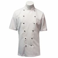 Custom Traditional White Twill, Black Studs