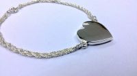 Heart Charm Bracelet Engravable
