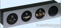 Round modular socket