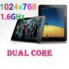 9.7inch 2x1.6GHz high speed Cortex A9 dual core android tablet