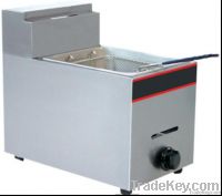 1-tank gas deep fryer