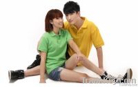 (Free shipping) short sleeves polo shirt with high quality