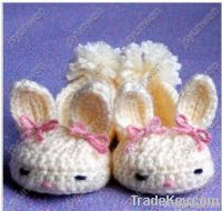 crochet baby/infant first walk shoes