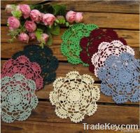 crochet coasters/ cup mat/ doily