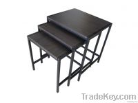 3pcs Popular MDF Top Metal Coffee Table Set