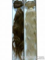 100% Clip human hair Italian curl