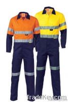 100%cotton reflective FR safety winter coverall