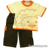 Baby boy clothing suit, children short summer suit