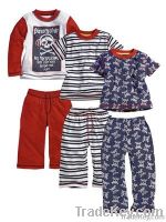 Baby cotton pajamas, children apparel wholesale