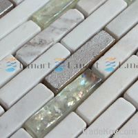 Stone mixed glass mosaic, wall tile backsplash, kitchen tiles