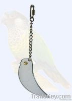 bird pet mirror toy