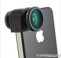 Clip-on Lens 3 in 1 Fish Eye Lens + Wide Angle + Macro Lens