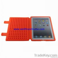 2012 Creative Building Block Silicone Case for iPad2 & New iPad