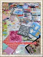 Wholesale new 230 sheets scrapbooking supplies, Free ship