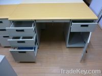 Steel office computer desk