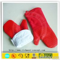 2013 best seller silicone oven glove with cotton inside