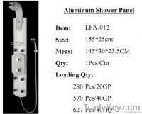 Aluminum shower panel