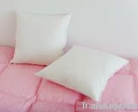 white duck feather cushion