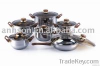 12pcs stainless steel cookware set