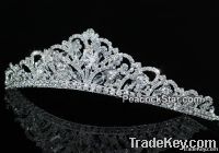 Bridal Wedding Butterfly Veil Tiara use Swarovski Crystal CT1461