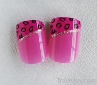 3D Glitter French Nail In Set