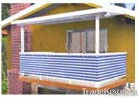 fence shade sail