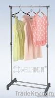 S/S Extendable Single-Rod Clothes Rack