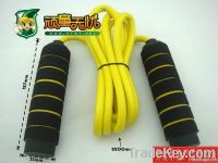 Bicolor Sponge Handle Fitness Rope Skipping, Game Skipping