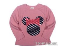 100%cotton knitted girl&Atilde;&cent;&iuml;&iquest;&frac12;&iuml;&iquest;&frac12;s T-shirt