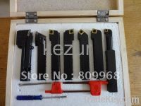 16mm ISO cnc lathe tool holder 7pcs per set with carbide inserts