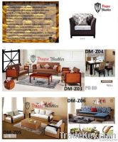 natural rattan and wood indoor furniture